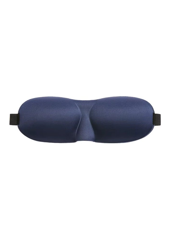 TWEGGON - 3D Sleeping Mask Blocking Light Sleep Eye Mask Memory Foam Eyeshade Soft Padded Slaapmasker EyePatch Travel Sleeping Aid with Earplug Blue - Image 1