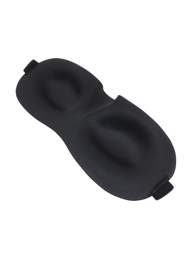 TWEGGON - 3D Sleeping Mask Blocking Light Sleep Eye Mask Memory Foam Eyeshade Soft Padded Slaapmasker EyePatch Travel Sleeping Aid with Earplug Blue - Image 1