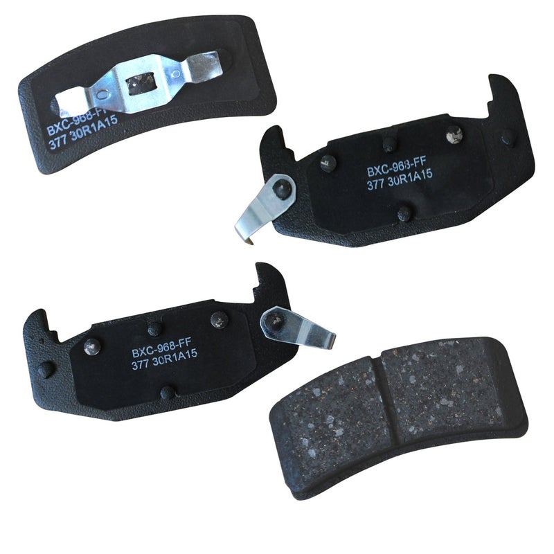 بنديكس وسادات فرامل خلفية سيراميكية Bendix Premium SBC377 لسيارات Buick Regal (1993-1988) وChevrolet Lumina (1994-1990) وLotus Elan (1992-1990) وOldsmobile Cutlass Supreme (1993-1988) وPontiac Grand Prix (1993-1988) - Image 1
