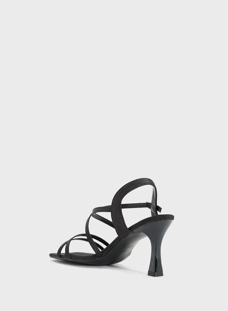 Ginger Multi Strap Heeled Sandal