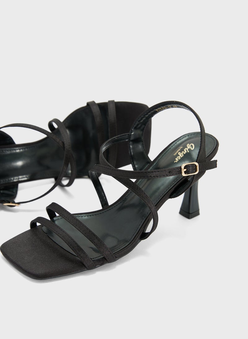 Ginger Multi Strap Heeled Sandal  - Image 4