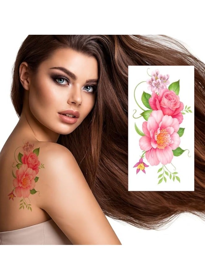 amazing.EGP Amazing IGB Waterproof Temporary Tattoo Flower Design Easy to Stick and Remove for Women Girls TBX-9031 - Image 1