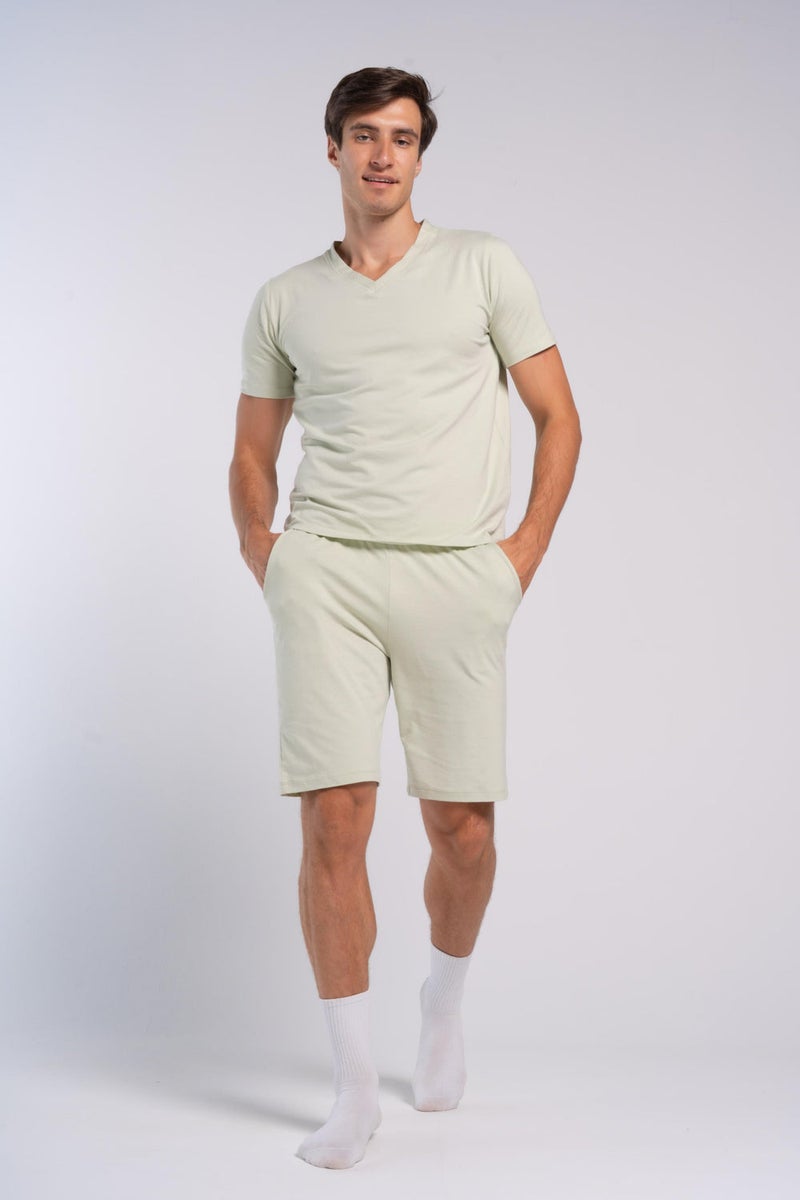 Carina V-Neck Pyjama Set - Image 1
