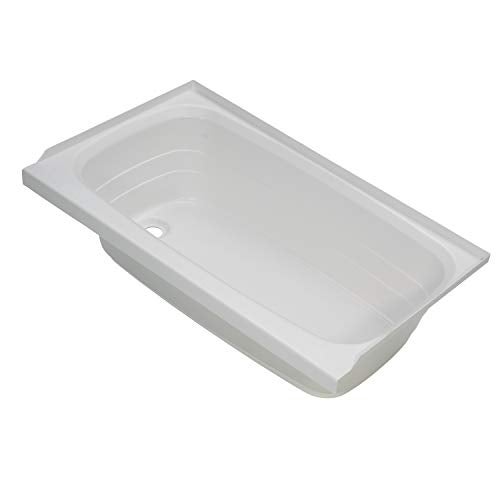 Lippert Components Lippert Replacement 24" x 40" White Bathtub with Left Drain, Scratch-Resistant ABS Acrylic for RVs, Travel Trailers, 5th Wheels, Motorhomes - W2440LHSPK - Image 2