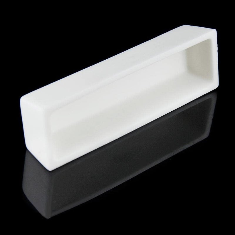 klarako 100x30x20mm Alumina Ceramic Corundum Crucible Boat Sample Holder - Image 2