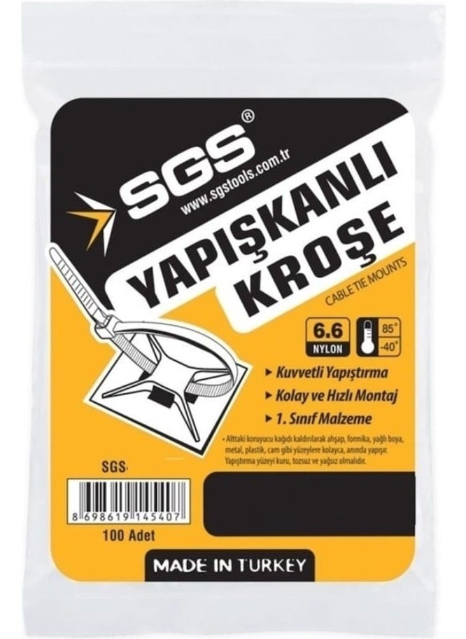 SGS Adhesive Crochet 28x28 mm 100 Pieces  - Image 2