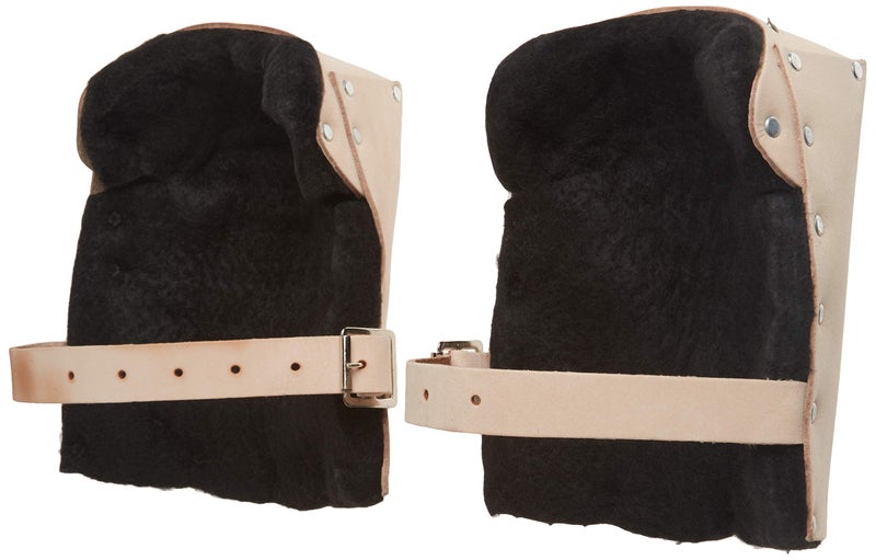 Custom Leathercraft CLC Custom Leathercraft 313 Heavy Duty Leather Kneepads, Double Thick Lining, Tan - Image 4