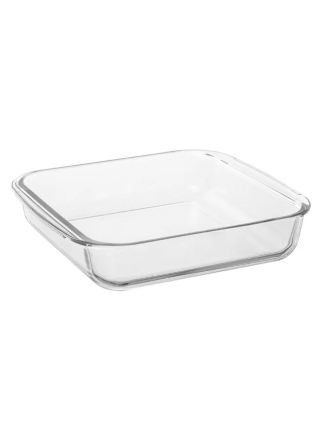 Five Simply Smart KeepEat Borosilicate Glass Baking Dish with Lid Clear and Grey 25 x 22 cm 151118