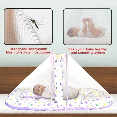 VParents Baby Bedding Set and Sleeping Bag Combo Cotton, Joy (Purple) 110324 - Image 4