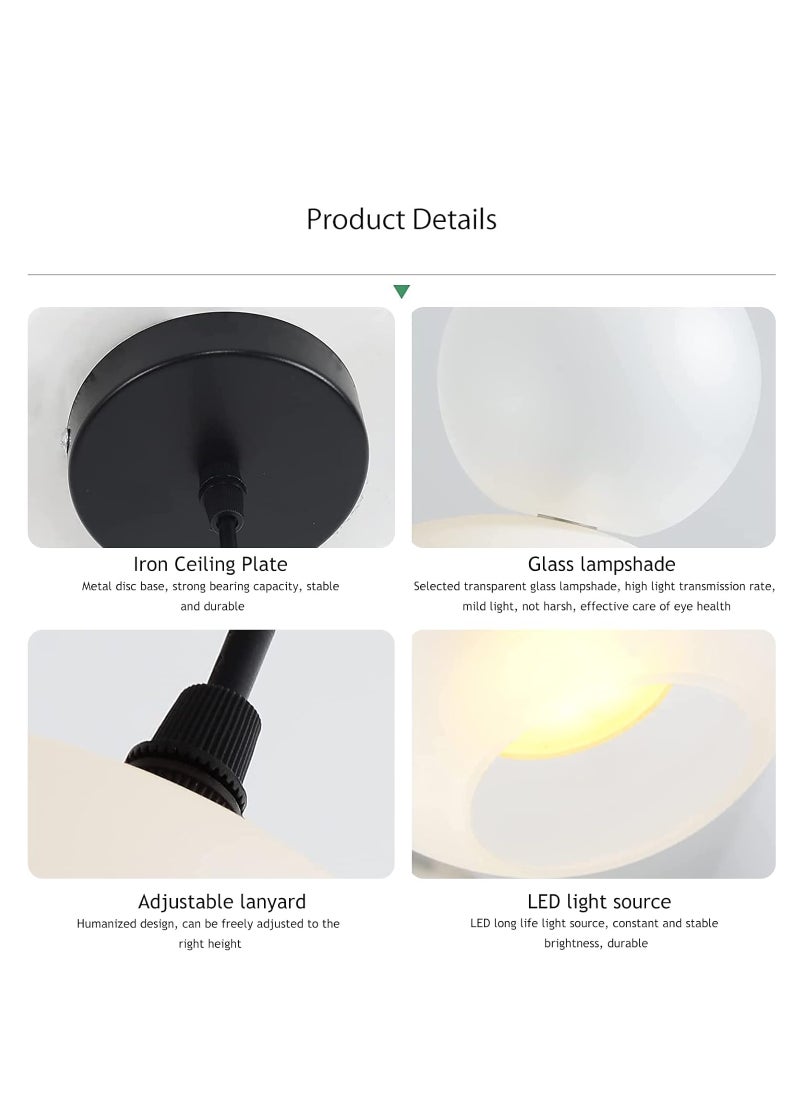 Onelight LED 3-Color Adjustable Chandelier, Adjustable Hanging Wire Length  - Image 2