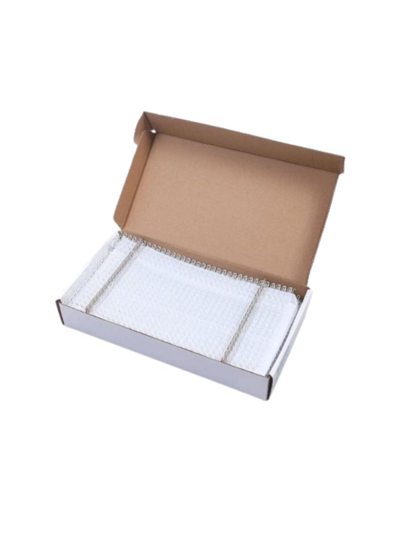 Terabyte RING BINDING WIRE 2:1 19MM (3/4") 23 LOOPS WHITE - Image 1