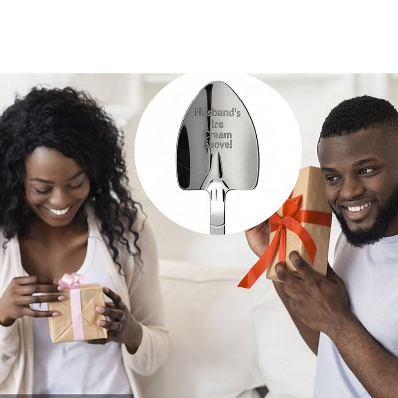 stormroo Valentines Day Gifts for Him Husband from wife Girlfriend, Funny Husbandâ€™s Ice Cream Shovel Gifts for Men Dad Birthday, Husband Wedding Anniversary Presents - Image 2