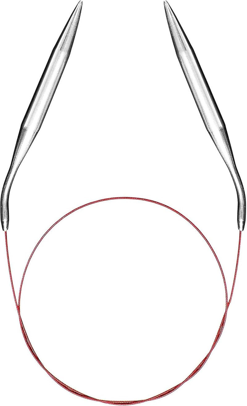brievo Size 15 Circular Knitting Needles for Blankets Set Round Metal Circle 36 Inch - Image 1