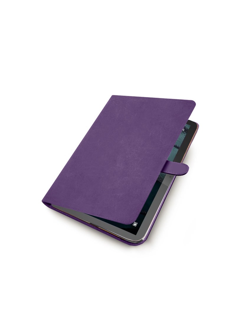 Wtech PU Leather Magnetic Closure Flip Case Cover For Samsung Galaxy Tab A7 10.4 Inch 2022 (T500, T505, T509) Purple - Image 5