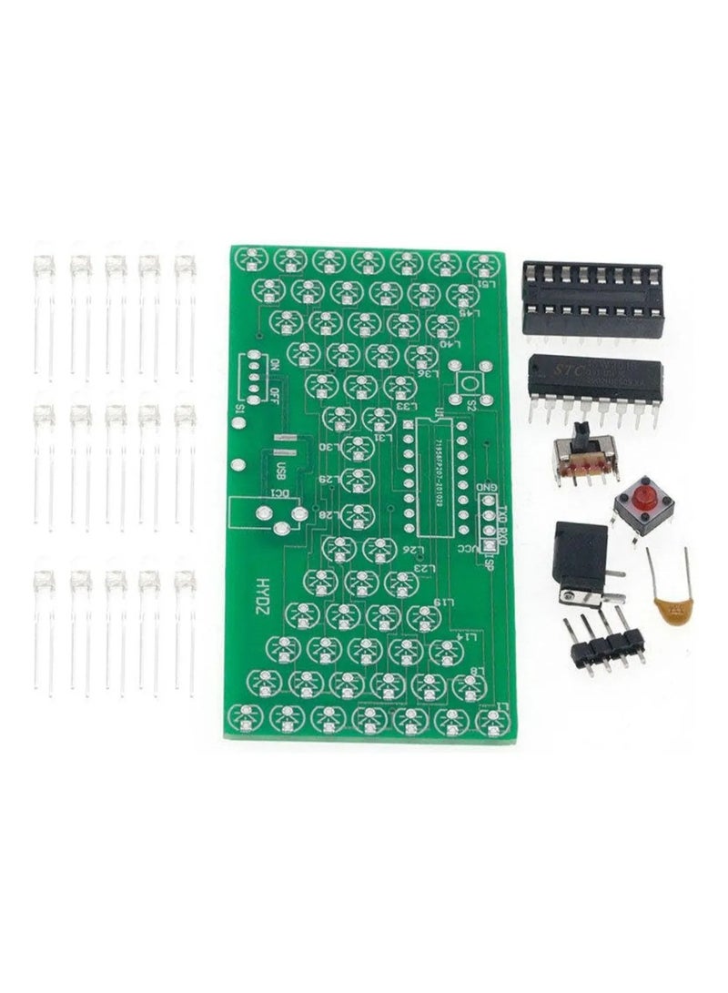 مجموعة الساعة الإلكترونية 5V LED PCB (84 × 40mm) - Image 3