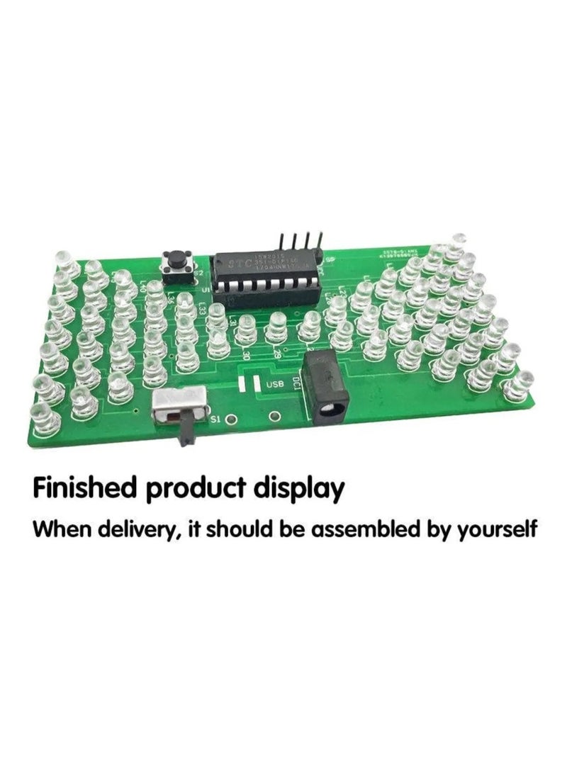 مجموعة الساعة الإلكترونية 5V LED PCB (84 × 40mm) - Image 5