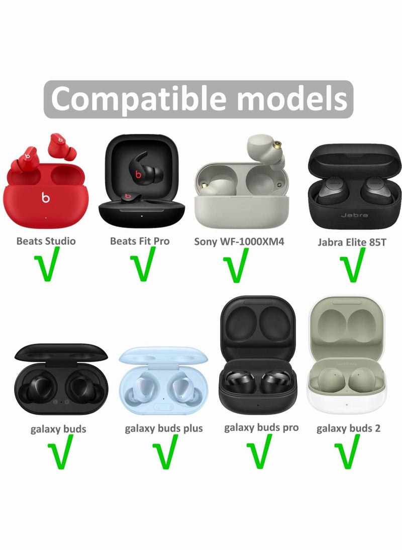 KASTWAVE - Earbuds for Galaxy Buds Pro, 6 Pairs of Memory Foam Earbuds, S/M/L 3 Size Ear buds Replacement Accessories, Comfort Earbuds Compatible with Samsung Galaxy Buds Pro (White) - Image 1