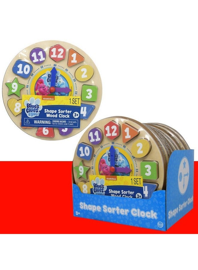 blue's clues & You! Shape Sorter Wood Clock