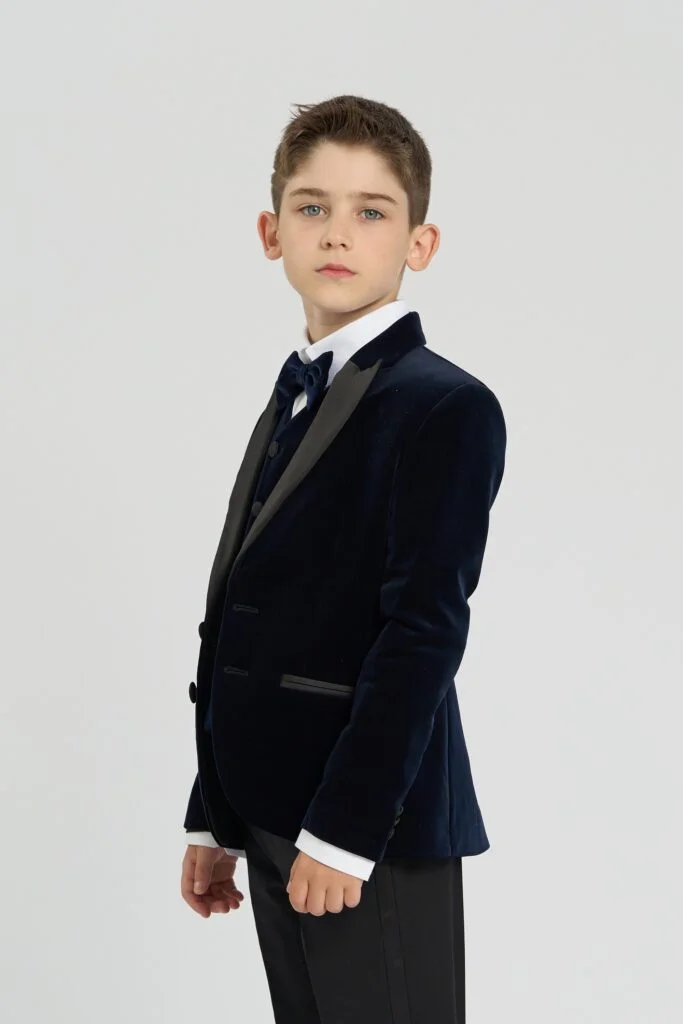 شوبيت جاكيت توكسيدو مخملي كحلي - شوبيت