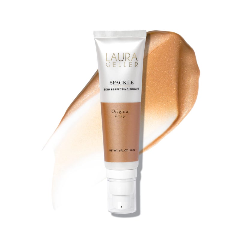 LAURA GELLER NEW YORK Spackle Primer Bronze SuperSize 2 Fl Oz Hyaluronic Acid Makeup Primer for Mature Skin