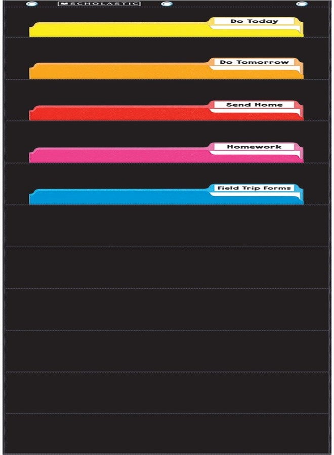 Scholastic SC573276 Classroom Resources File Organizer Pocket Chart