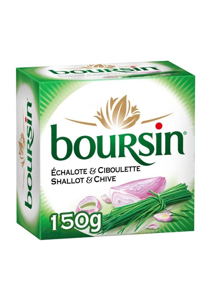 Boursin Soft Cheese Shallot & Chives - 150g