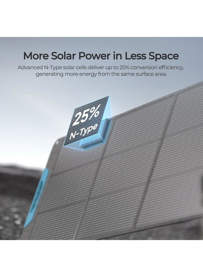 Renogy N-Type 200W Portable Solar Panel, 25% Cell Efficiency, Foldable Solar Panel Power Backup, Solar Charger for Power Station RV Camping Off Grid - Image 2