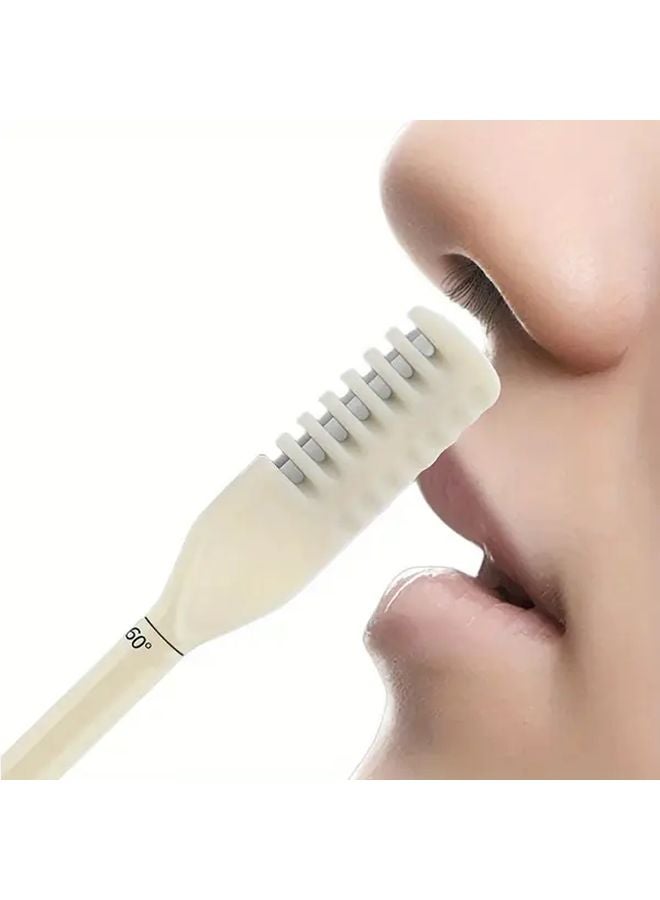 360 درجة دوران مزدوج الرأس أداة تشذيب شعر الأنف 3 قطع من الفولاذ المقاوم للصدأ أداة تجميل غير مؤلمة - Image 3