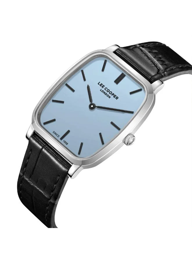 لي كوبر Men's Leather Analog Watch LC08389.301 - 32X43 mm