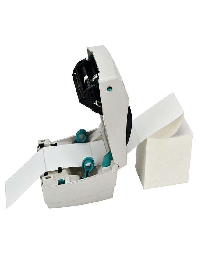 Immuson Fanfold 4 x 6 Direct Thermal Shipping Labels with Perforations, 2000 Labels, 1000 Labels/Stack, Permanent Adhesive, White Mailing Labels for Zebra Thermal Printer 2 Stacks - Image 2