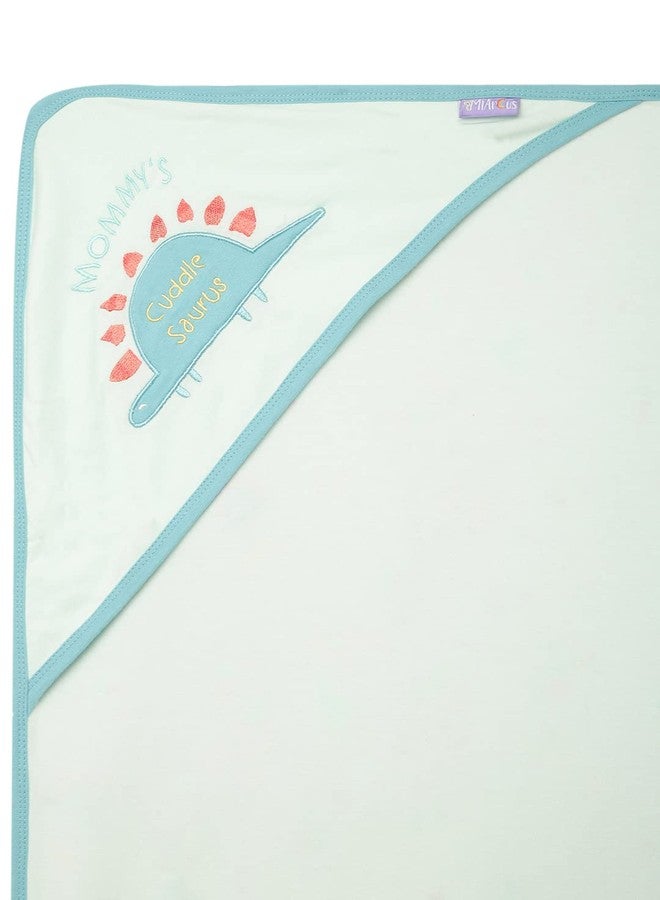 Mi Arcus Knitted Printed Premium 100% Cotton Ultra-Soft Blanket for Baby Boys Girls 0-12 Months, 85x85 cm - Multicolor - Image 4