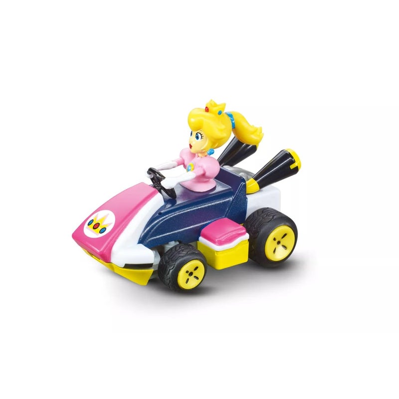 Carrera RC Nintendo Mario Kart 2.4 GHz Mini Collectible Radio Remote Control Toy Car Vehicle - Peach - Image 1