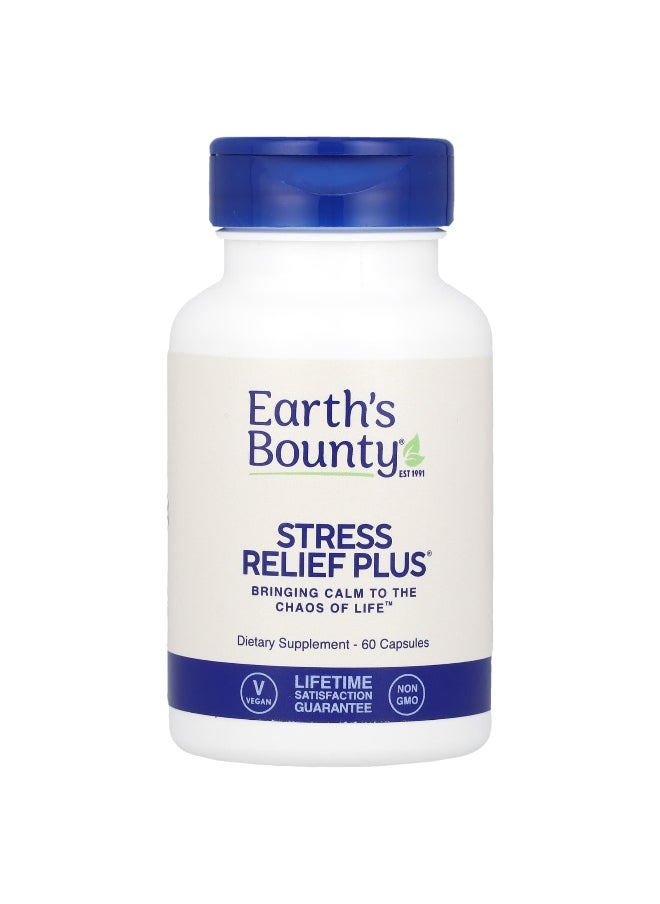 Earth's Bounty Earth's Bounty, Stress Relief Plus®, 60 Capsules  - Image 1