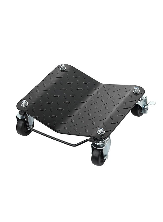 LAWAZIM Car Dolly Tire Skate - 1500lb - Heavy Duty Wheel Dolly Car Skate with 4" 360° Swivel Casters and Brakes - Ideal for Vehicle Repair, Storage, & Moving Cars, Motorcycles, and Light Trucks - Image 4