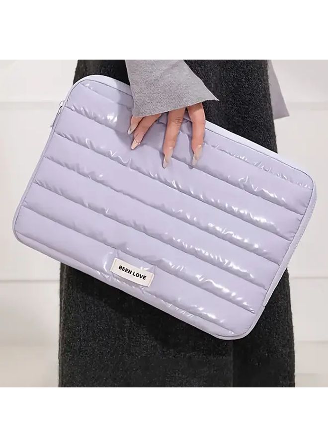 Purple Notebook Sleeve Laptop Bag for 14 Inch Computer - Image 1