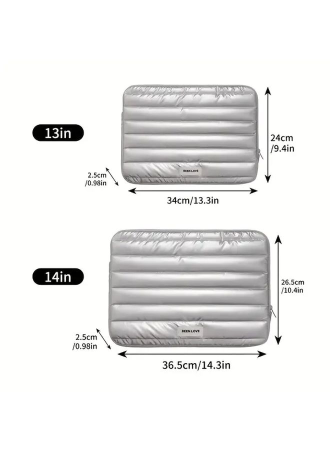 Purple Notebook Sleeve Laptop Bag for 14 Inch Computer - Image 2