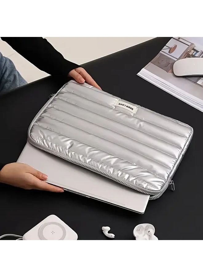 Purple Notebook Sleeve Laptop Bag for 14 Inch Computer - Image 3