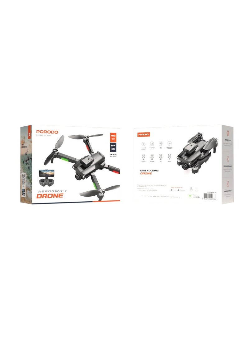 porodo - Porodo Aeroswift Drone - Black - Image 1