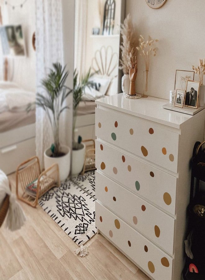 YouRfocus Boho Polka Dot Wall Decals 84 PCS, Boho Wall Sticker for Girls Room Living and Playroom Nursery, Removable Wall Decals Kids Room Decor Vinyl Murals DIY Cute Decorations (12 Sheets) - Image 5