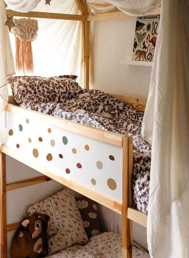 YouRfocus Boho Polka Dot Wall Decals 84 PCS, Boho Wall Sticker for Girls Room Living and Playroom Nursery, Removable Wall Decals Kids Room Decor Vinyl Murals DIY Cute Decorations (12 Sheets) - Image 2