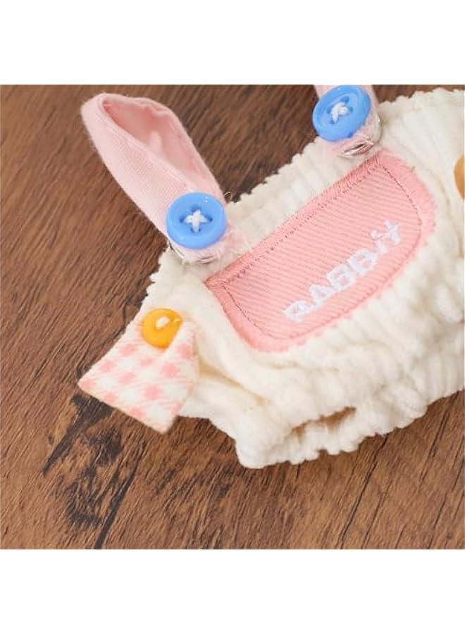 Arabest Plush Doll Clothes, 4 Inches Cute Animal Series Plush Doll Clothes for LBB, Kawaii Doll Clothes Accessories Set for Birthday Gifts (Cute Rabbit Set)  - Image 5