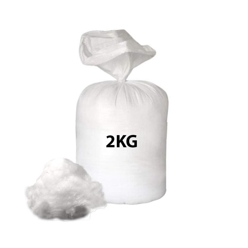 Virgin Hollow Fibre Quality Grade  StuffingFilling Toys Pillows Craft Cushion Filling Cushions teddy Bear Pet Beds 100 Soft Hollow Fibre  2KG
