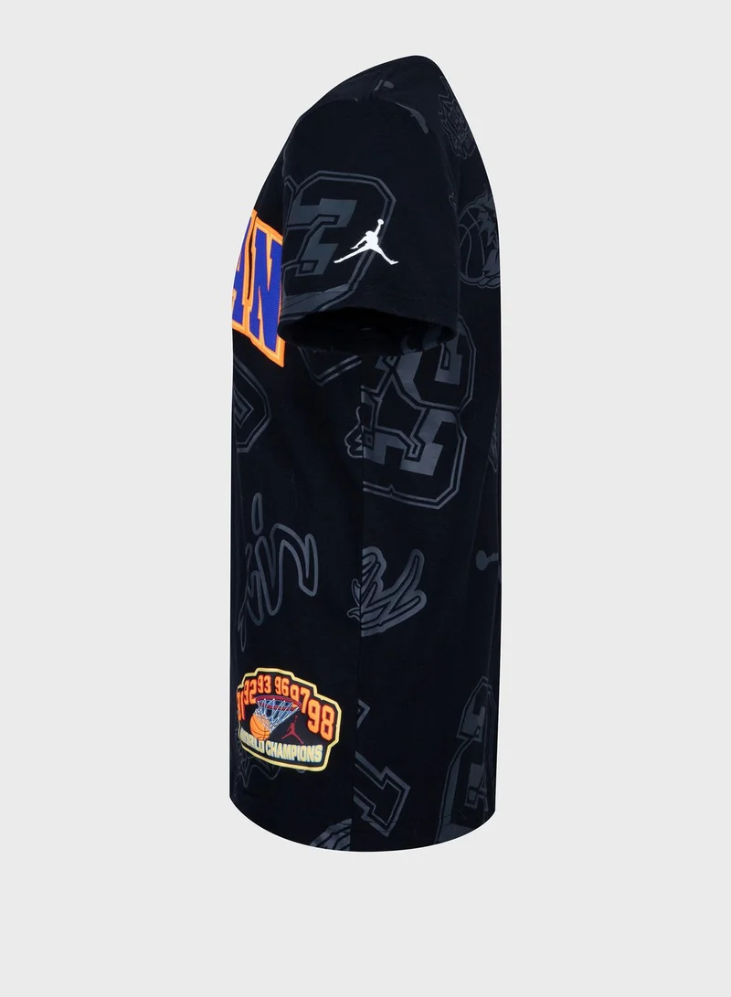 Jordan Kids Jordan Jersey Patch T-Shirt