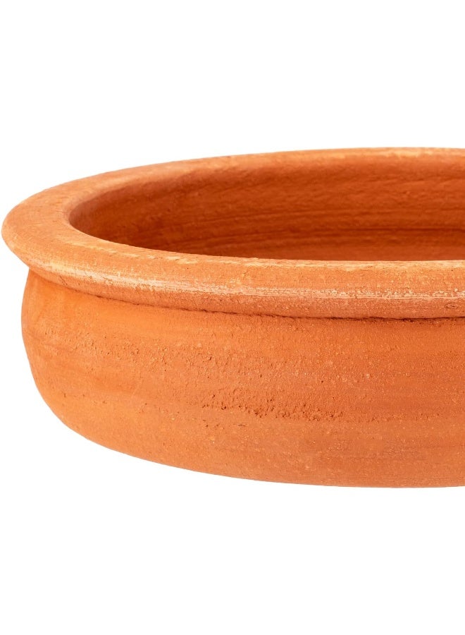 AKDC Round Bowl 24Cm X 24Cm X 6Cm Clay Colour - Image 2