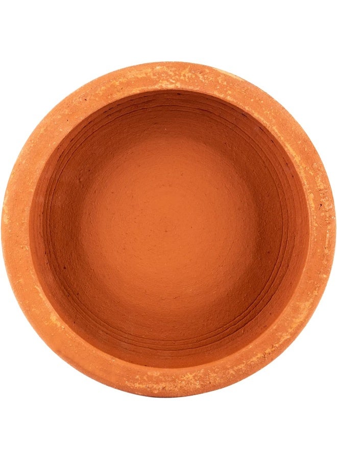 AKDC Round Bowl 24Cm X 24Cm X 6Cm Clay Colour - Image 3