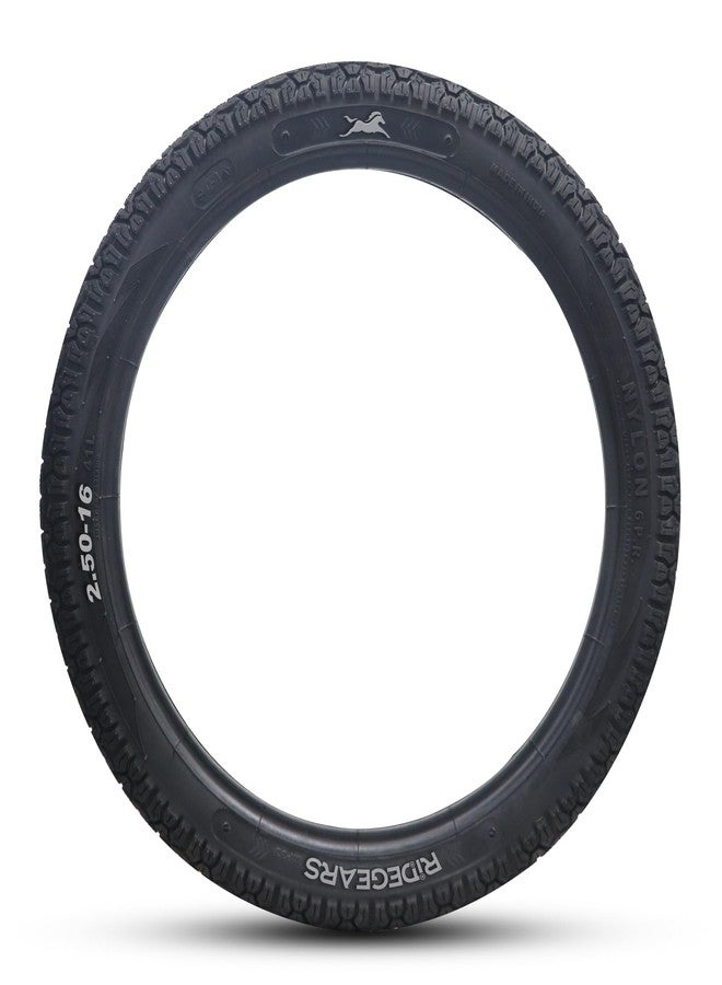 TVS Ride Gears 2.50-16 with Tube Bike Tyre, for Both Front and Rear - Image 4
