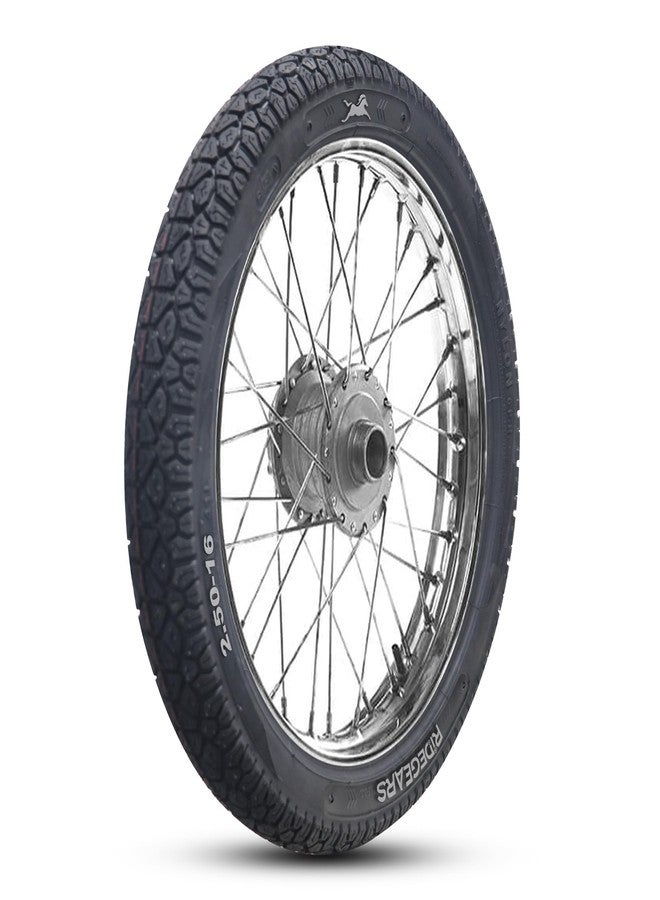 TVS Ride Gears 2.50-16 with Tube Bike Tyre, for Both Front and Rear - Image 2