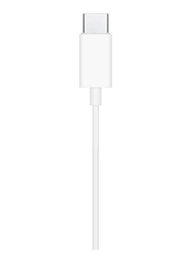 Generic - Earpods with USB C Wired Earbuds Microphone & Volume Control, In-ear Headphones for iPhone 15 Pro Max, iPad Pro/Air, Samsung (White) - Image 1