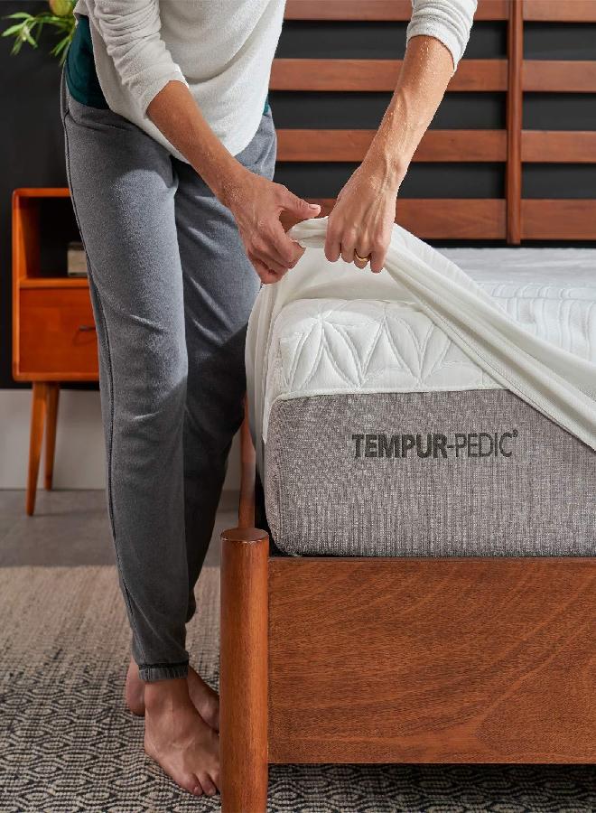 Tempur-Pedic Tempur-Pedic TEMPUR-Protect Waterproof Mattress Protector, King, White  - Image 4