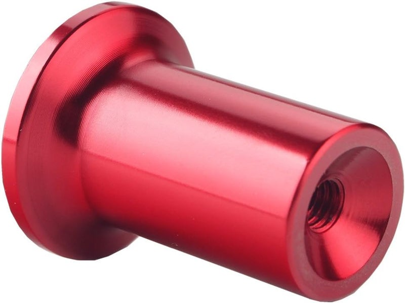 DEWHEL Drift Emergency Knob Hand E Brake Spin Turn Knob Lock Button Aluminum JDM Compatible with Subaru BRZ Toyota 86 GT86 Scion FRS (Red) - Image 1
